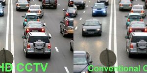 Comparativa visual entre CCTV De Alta Definición y el CCTV Convencional